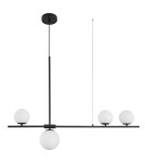 Lampy wiszące - Luces Exclusivas TURBO Wisząca 4xG9 LED biały/czarny LE41801 - product 1