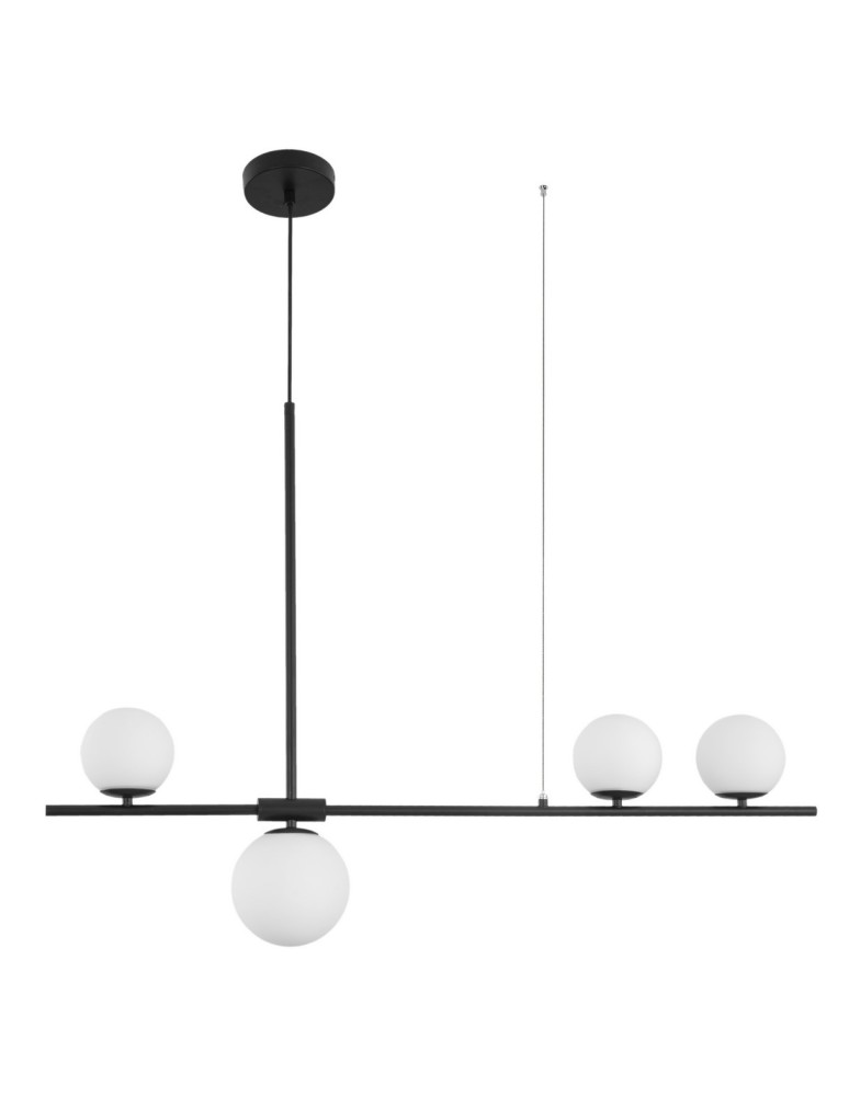 Lampy wiszące - Luces Exclusivas TURBO Wisząca 4xG9 LED biały/czarny LE41801 - produkt kolory-swiatla.pl 1