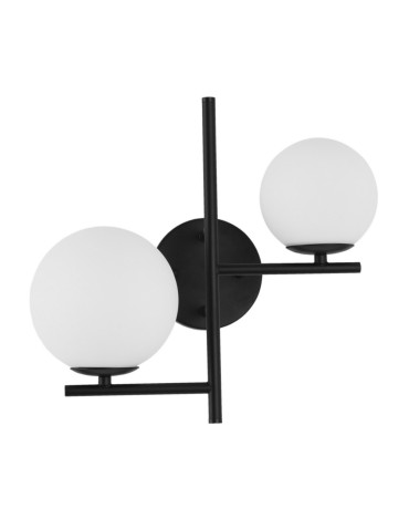 Luces Exclusivas TURBO Ścienna 2xE14 LED biały/czarny LE41802