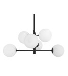 Lampy wiszące - Luces Exclusivas TURBO Wisząca 6xE14 LED biały/czarny LE41803 - produkt 1