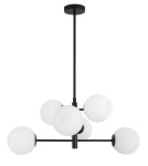 Lampy wiszące - Luces Exclusivas TURBO Wisząca 6xE14 LED biały/czarny LE41803 - produkt 2
