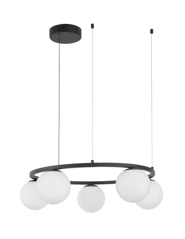 Lampy wiszące LED - Luces Exclusivas UBEDA Wisząca LED 40W 2580lm 3200K czarny/biały LE41805 - produkt kolory-swiatla.pl 1