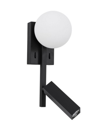 Luces Exclusivas UBEDA Ścienna LED 8W 200 + 450lm 3200K czarny/biały LE41807