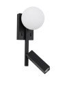 Luces Exclusivas UBEDA Ścienna LED 8W 200 + 450lm 3200K czarny/biały LE41807