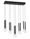 Luces Exclusivas UNION Wisząca LED 50W 2400lm 3000K czarny/mosiądz/opal LE41812