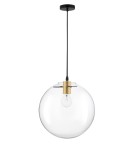 Lampy wiszące szklane - Luces Exclusivas UPATA Wisząca 1xE27 LED transparentny /czarny/złoty LE41813 - product 1