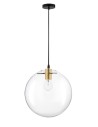 Luces Exclusivas UPATA Wisząca 1xE27 LED transparentny /czarny/złoty LE41813