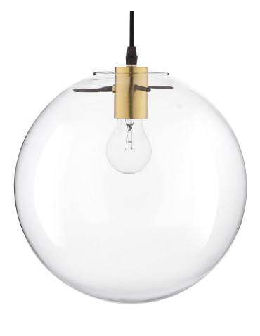 Luces Exclusivas UPATA Wisząca 1xE27 LED transparentny /czarny/złoty LE41813 - produkt 2