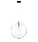 Lampy wiszące szklane - Luces Exclusivas UPATA Wisząca 1xE27 LED transparentny /czarny/złoty LE41814 - product 1