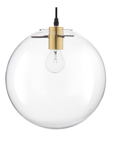 Luces Exclusivas UPATA Wisząca 1xE27 LED transparentny /czarny/złoty LE41814 - produkt 2