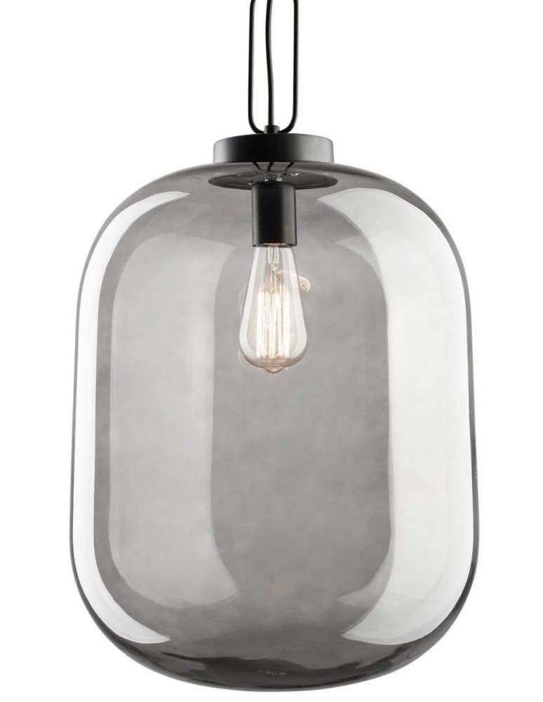Lampy wiszące - Luces Exclusivas URENA Wisząca 1xE27 LED czarny LE41816 - product kolory-swiatla.pl 2