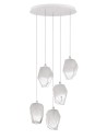 Luces Exclusivas VIGIA Wisząca 5xG9 LED transparentny/biały LE41823