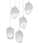 Lampy wiszące - Luces Exclusivas VIGIA Wisząca 5xG9 LED transparentny/biały LE41823 - produkt 2