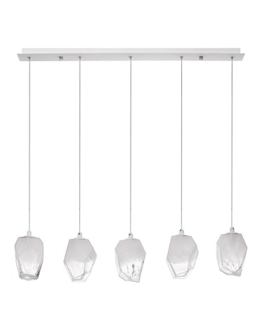 Luces Exclusivas VIGIA Wisząca 5xG9 LED transparentny/biały LE41824