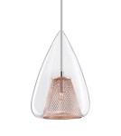 Lampy wiszące - Luces Exclusivas YUMBO Wisząca 1xG9 LED miedziany LE41838 - produkt 2
