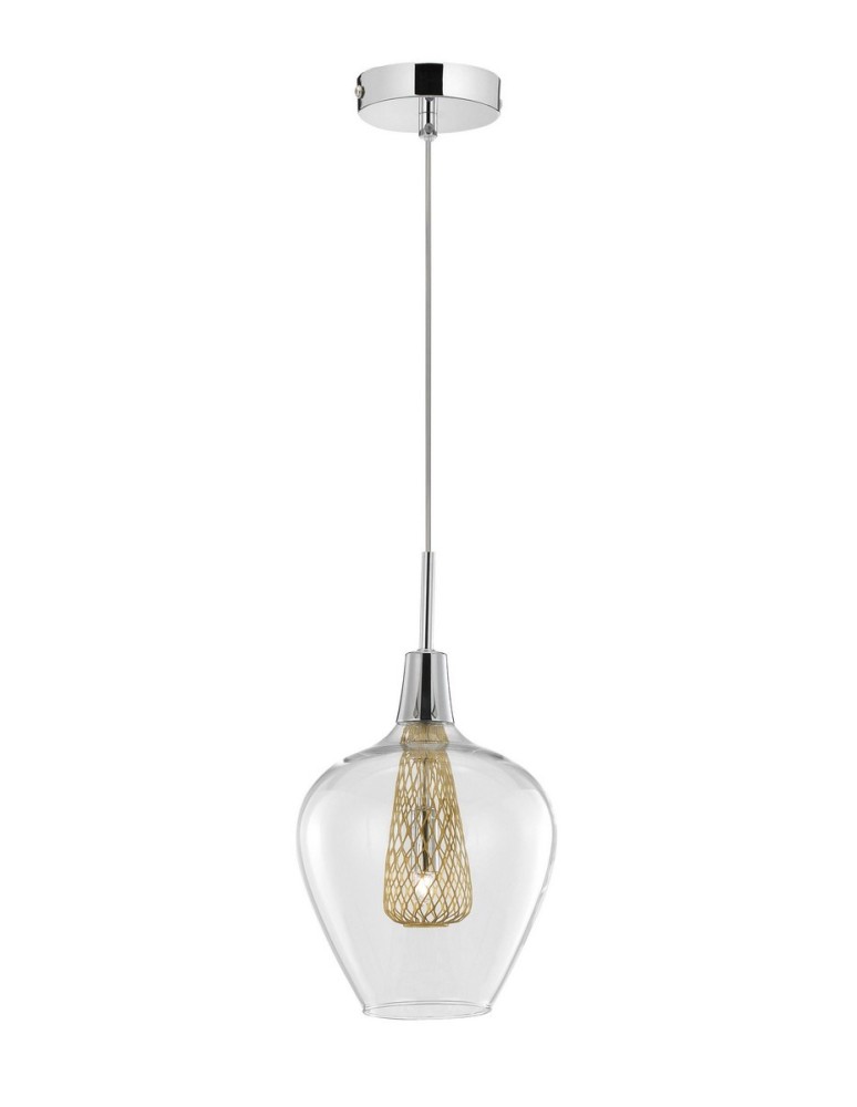 Lampy wiszące - Luces Exclusivas ZARZA Wisząca 1xG9 LED Złoty LE41844 - produkt kolory-swiatla.pl 1
