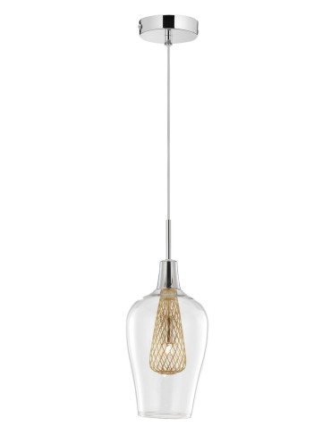 Luces Exclusivas ZARZA Wisząca 1xG9 LED Złoty LE41845
