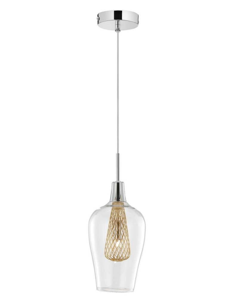 Lampy wiszące - Luces Exclusivas ZARZA Wisząca 1xG9 LED Złoty LE41845 - produkt kolory-swiatla.pl 1