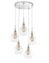 Luces Exclusivas ZARZA Wisząca 5xG9 LED Złoty LE41846
