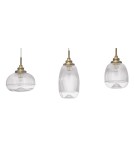 Lampy wiszące na listwie - Luces Exclusivas AHIGAL Wisząca 3xE14 LED satynowe złoto LE41847 - product 2
