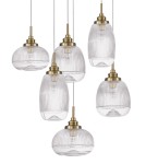 Lampy wiszące - Luces Exclusivas AHIGAL Wisząca 6xE14 LED satynowe złoto LE41848 - produkt 2