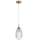 Lampy wiszące - Luces Exclusivas AHIGAL Wisząca 1xE14 LED satynowe złoto LE41850 - produkt 1