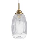 Lampy wiszące - Luces Exclusivas AHIGAL Wisząca 1xE14 LED satynowe złoto LE41850 - produkt 2