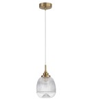 Lampy wiszące - Luces Exclusivas AHIGAL Wisząca 1xE14 LED satynowe złoto LE41851 - produkt 1