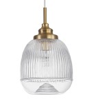 Lampy wiszące - Luces Exclusivas AHIGAL Wisząca 1xE14 LED satynowe złoto LE41851 - produkt 2