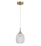 Lampy wiszące - Luces Exclusivas ALCALA Wisząca 1xE27 LED satynowe złoto LE41854 - product 1