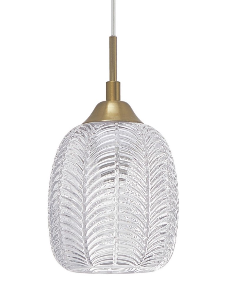 Lampy wiszące - Luces Exclusivas ALCALA Wisząca 1xE27 LED satynowe złoto LE41854 - product kolory-swiatla.pl 2