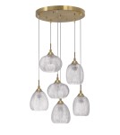 Lampy wiszące - Luces Exclusivas ALCALA Wisząca 6xE27 LED satynowe złoto LE41855 - produkt 1
