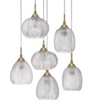 Lampy wiszące - Luces Exclusivas ALCALA Wisząca 6xE27 LED satynowe złoto LE41855 - produkt 2