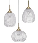 Lampy wiszące - Luces Exclusivas ALCALA Wisząca 3xE27 LED satynowe złoto LE41857 - product 2