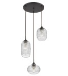 Lampy wiszące - Luces Exclusivas ARAURE Wisząca 3xE14 LED transparentny LE41867 - product 1