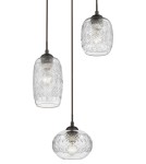 Lampy wiszące - Luces Exclusivas ARAURE Wisząca 3xE14 LED transparentny LE41867 - product 2