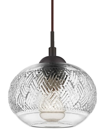 Luces Exclusivas ARAUCA Wisząca 1xE14 LED transparentny LE41869 - produkt 2