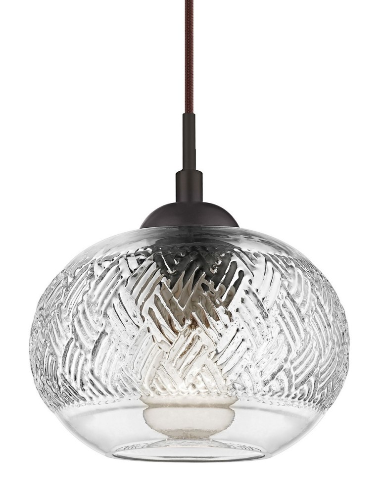 Lampy wiszące - Luces Exclusivas ARAUCA Wisząca 1xE14 LED transparentny LE41869 - product kolory-swiatla.pl 2