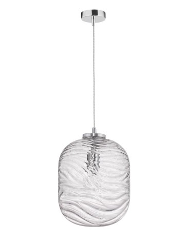 Luces Exclusivas ARENAS Wisząca 1xE27 LED chromowany/transparentny LE41872