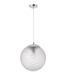 Lampy wiszące - Luces Exclusivas ARENAS Wisząca 1xE27 LED chromowany/transparentny LE41874 - produkt 1
