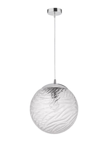 Luces Exclusivas ARENAS Wisząca 1xE27 LED chromowany/transparentny LE41874