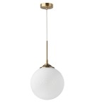 Lampy wiszące - Luces Exclusivas ARJONA Wisząca 1xE27 LED biały/mosiądz LE41876 - produkt 1