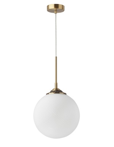 Luces Exclusivas ARJONA Wisząca 1xE27 LED biały/mosiądz LE41876