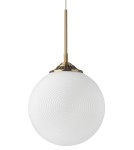 Lampy wiszące - Luces Exclusivas ARJONA Wisząca 1xE27 LED biały/mosiądz LE41876 - produkt 2
