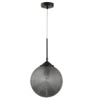 Lampy wiszące - Luces Exclusivas ARJONA Wisząca 1xE27 LED szary dymiony/czarny LE41877 - product 1