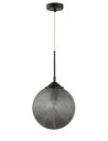 Luces Exclusivas ARJONA Wisząca 1xE27 LED szary dymiony/czarny LE41877