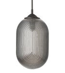 Lampy wiszące - Luces Exclusivas ARJONA Wisząca 1xE27 LED szary dymiony/czarny LE41880 - product 2