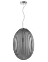Luces Exclusivas AYAPEL Wisząca 1xE27 LED szary dymiony/chrom LE41887
