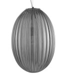 Lampy wiszące - Luces Exclusivas AYAPEL Wisząca 1xE27 LED szary dymiony/chrom LE41887 - product 2