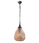 Lampy wiszące - Luces Exclusivas BOGOTA Wisząca 1xE27 LED bursztynowy/ciemnobrązowy LE41902 - product 1